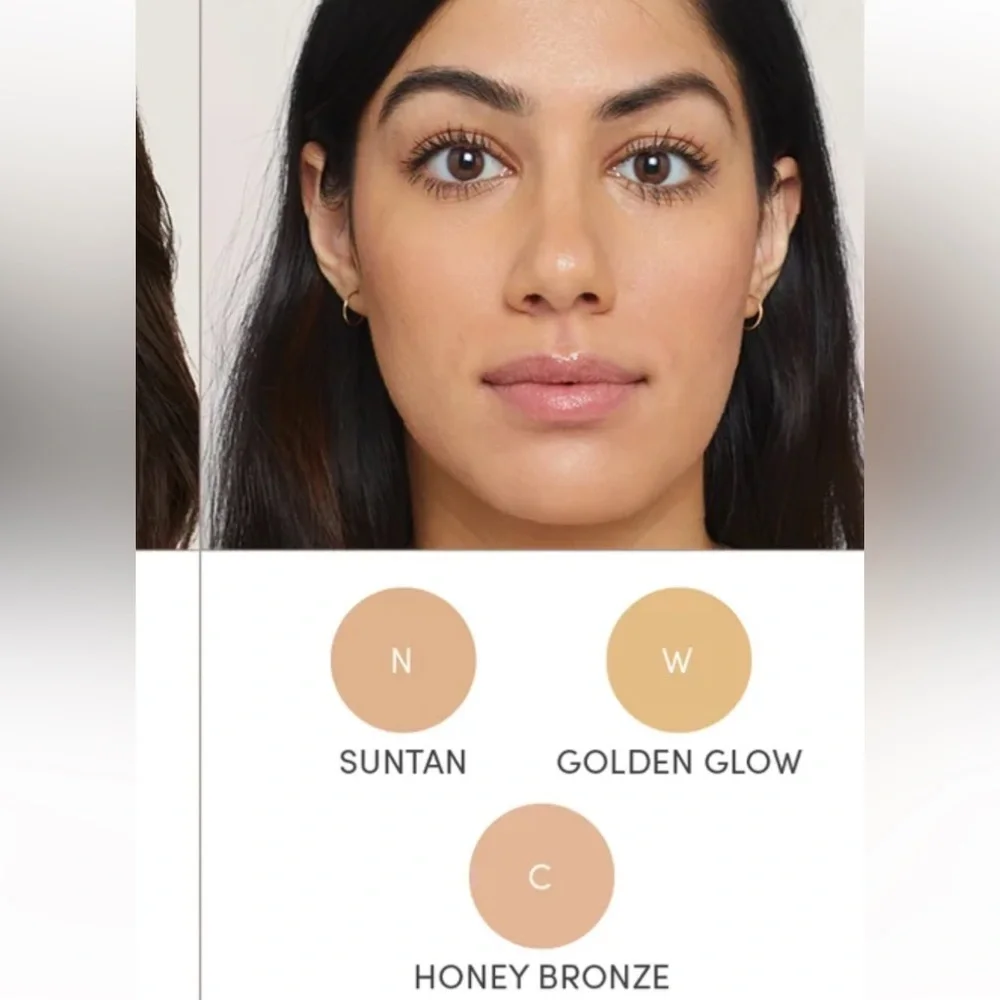 Jane Iredale Mineral Powder - shared Honey Bronzer with medium pink (SPF 20)